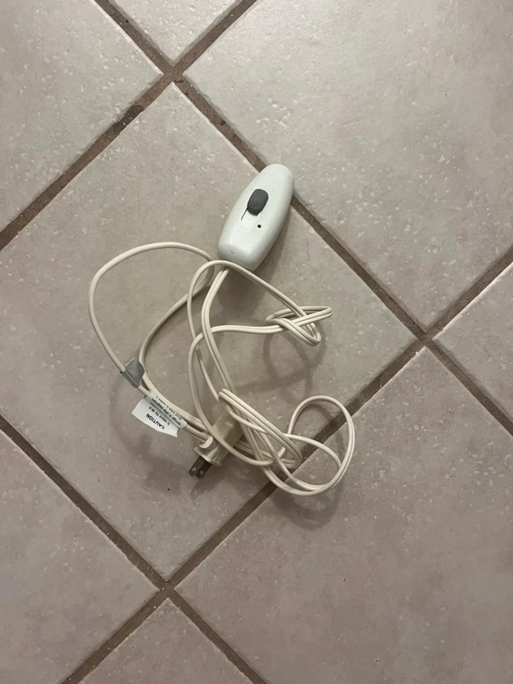White Dimmer Cord for Lights